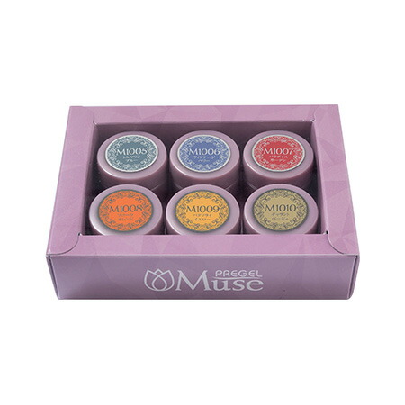 楽天市場】PREGEL プリジェル ミューズ カフェシリーズ 6色セット 各3g