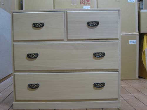 楽天市場】総桐無垢材 押入れ中段 引き出し付(鍵付) 間口1900ミリ【6尺