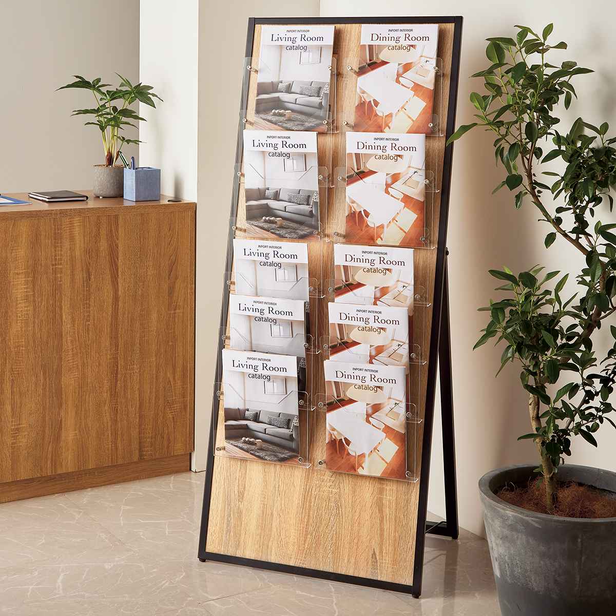 楽天市場】【本屋さんの】マガジンラック平置き【7段：スリム】送料