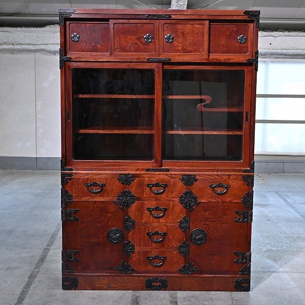 楽天市場】松本民芸家具 47万「A型」食器棚 ミズメザクラ無垢