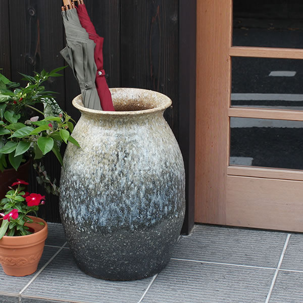 楽天市場】【今だけ限定15%OFFクーポン配布中】信楽焼 黒レンガ風傘