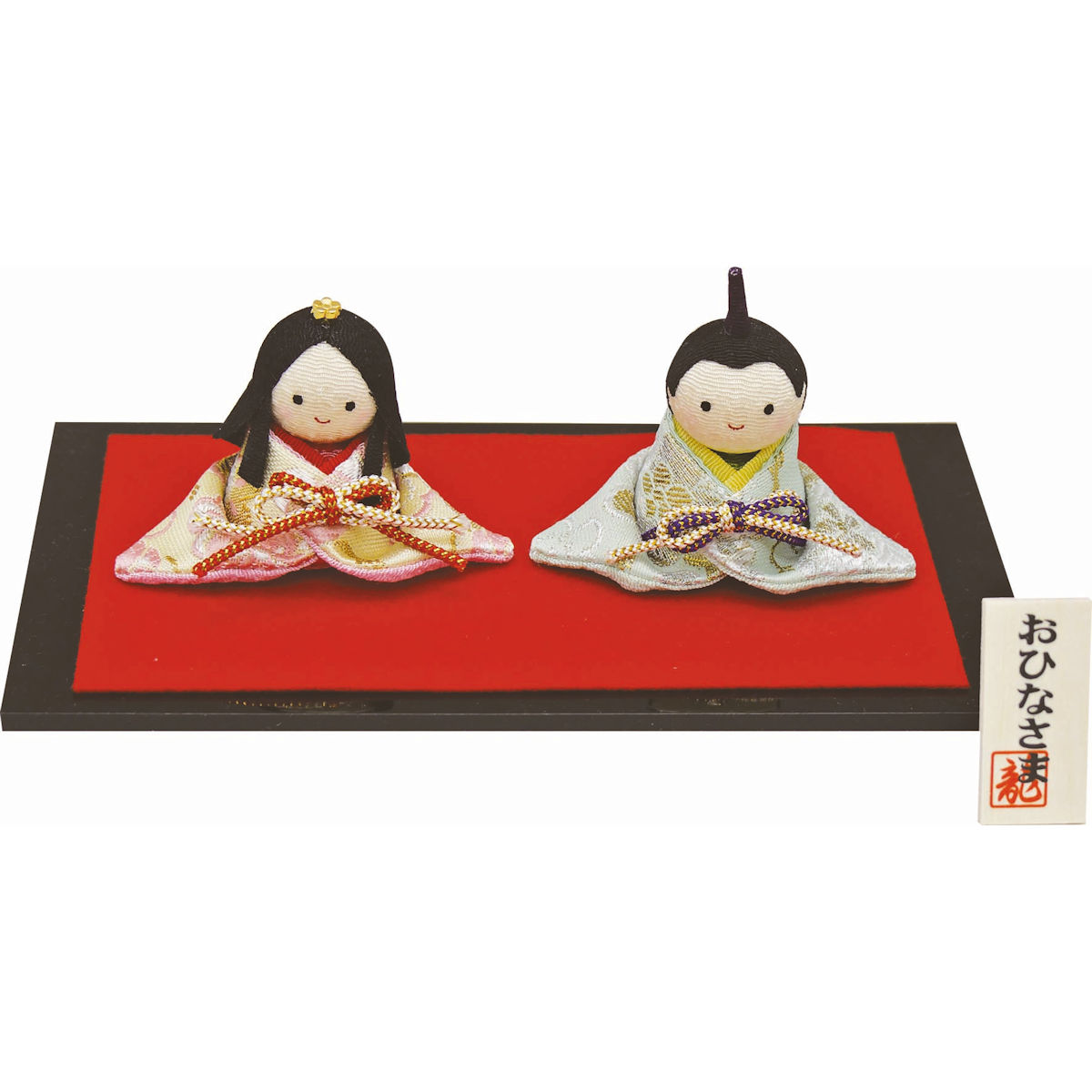 楽天市場】雛人形 はんなり屏風わらべ雛 屏風・敷物付 手作りちりめん