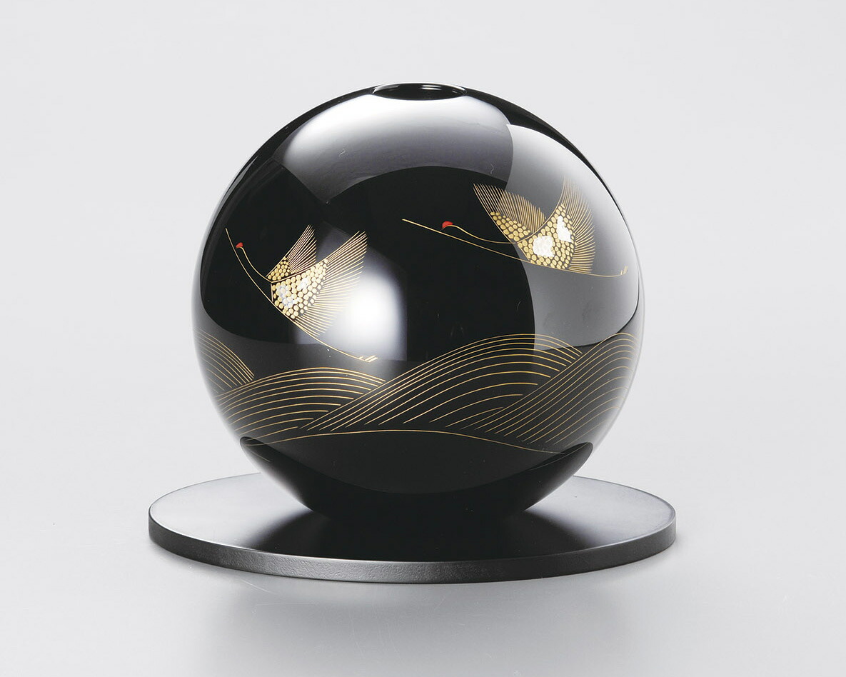 楽天市場】輪島塗 花器 花翔 黒朱ぼかし : フリスト