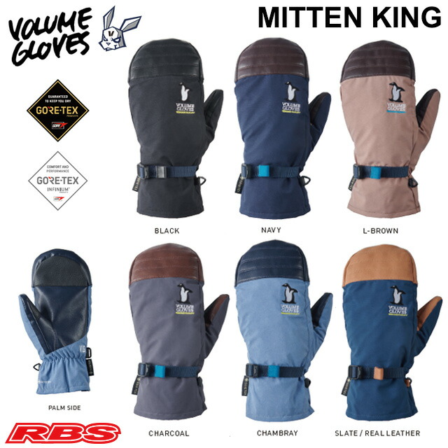 楽天市場】18-19 VOLUME GLOVES MITTEN KING ミトンキング GORE-TEX