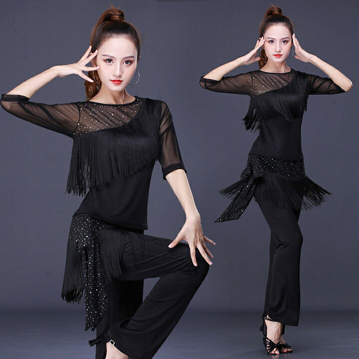 楽天市場】【楽天1位】社交ダンス衣装 ラテン チャチャ セットアップ