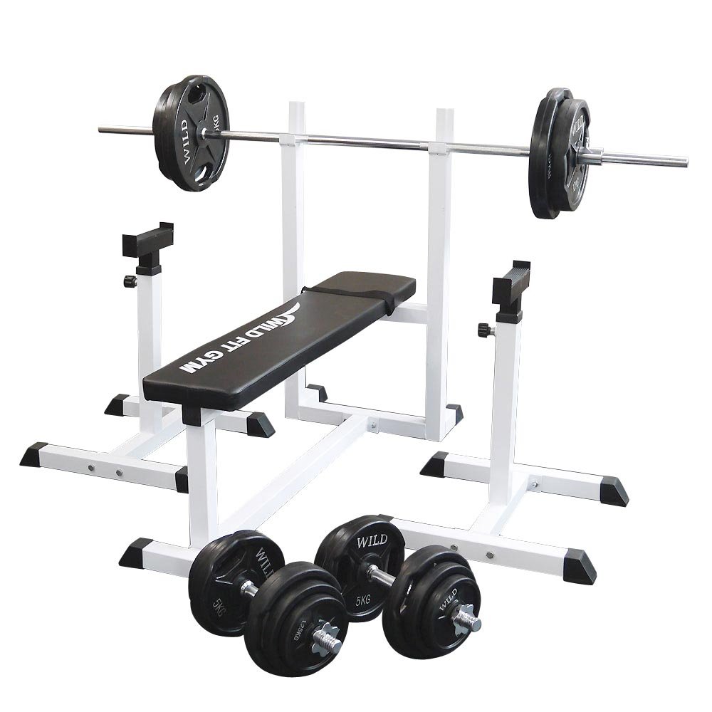 楽天市場】トレーニングジムセット 赤ラバー 70kg筋トレ トレーニング