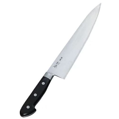 楽天市場】杉本 ツバ付最上級炭素鋼製品 牛刀 24cm 万能用 （骨、冷凍