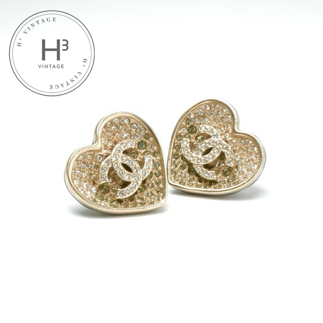 楽天市場】CHANEL シャネル ピアス ココマーク ハート ブラック A22P