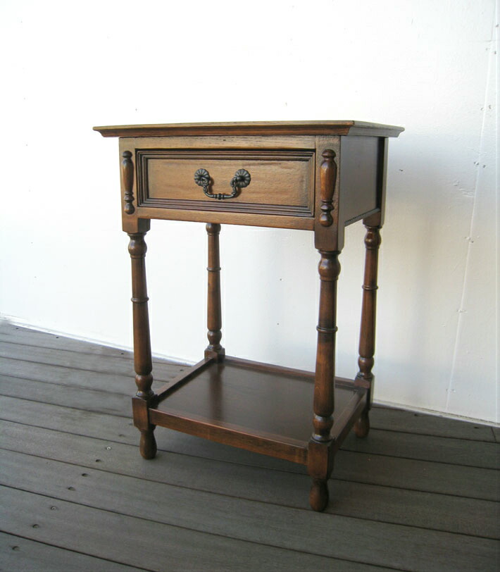 楽天市場】電話台 花台 オーク無垢 コンソール おしゃれ クラシック