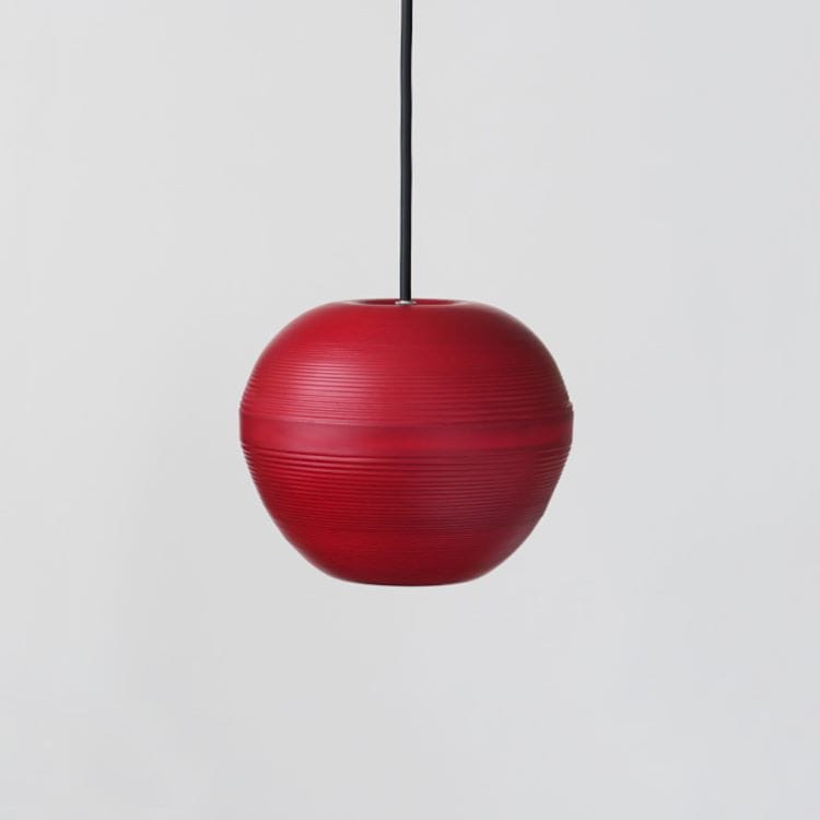 ブナコ ペンダントランプ P1924 / 1934(レッド) (直径20.2cm コード