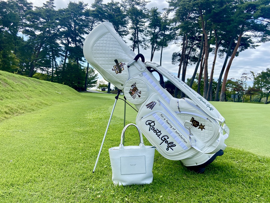 数量限定Wホワイトセット】キャディバッグVer.4（ホワイト）＆カート