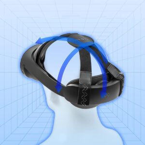 締め付けで頭が痛い」を解決 頭頂で支えるヘッドバンド Quest Pro, PSVR2