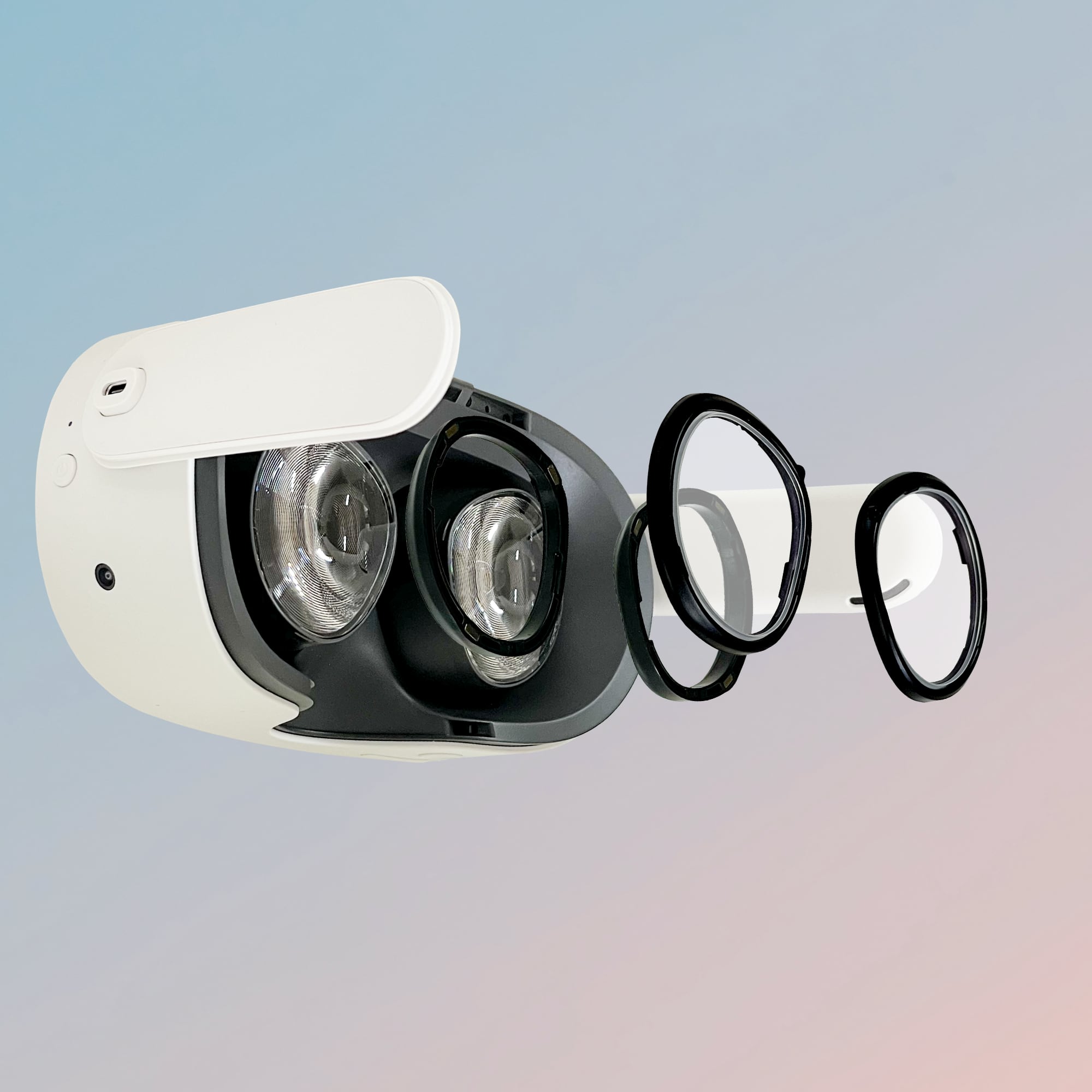 乱視対応 オーダーメイド 近視補正レンズ for Meta Quest2 メガネなし