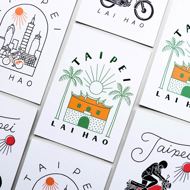 來好】オリジナルポストカード(I Love U-Bike)|來好 台湾雑貨店