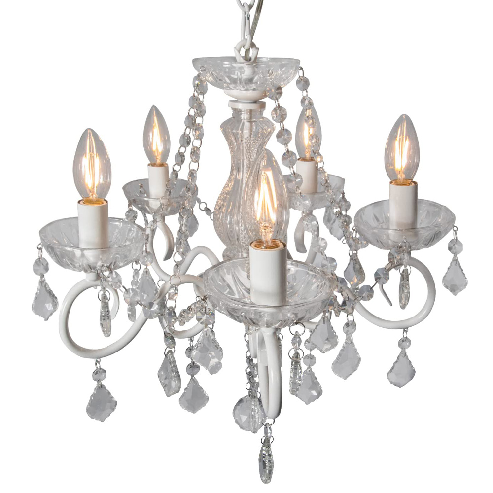 シャンデリア 別売りでリモコン付き LED 照明 おしゃれ led対応 5灯