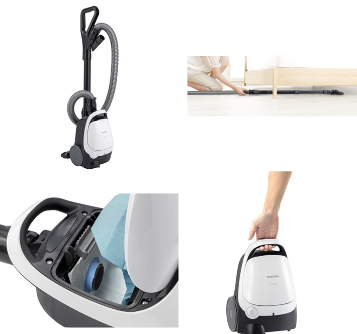 TOSHIBA（東芝） VC-PH65A(W)紙パック式クリーナー ホワイト
