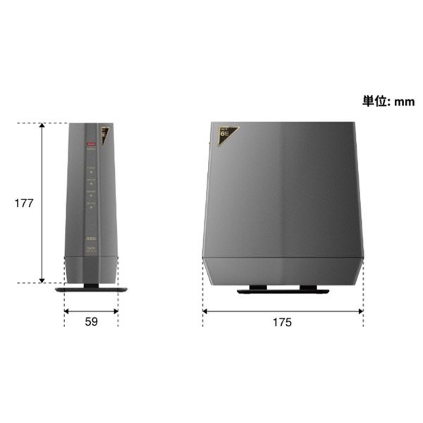 BUFFALO（バッファロー） Wi-Fi 6E(11ax)対応無線LANルーター 2401+