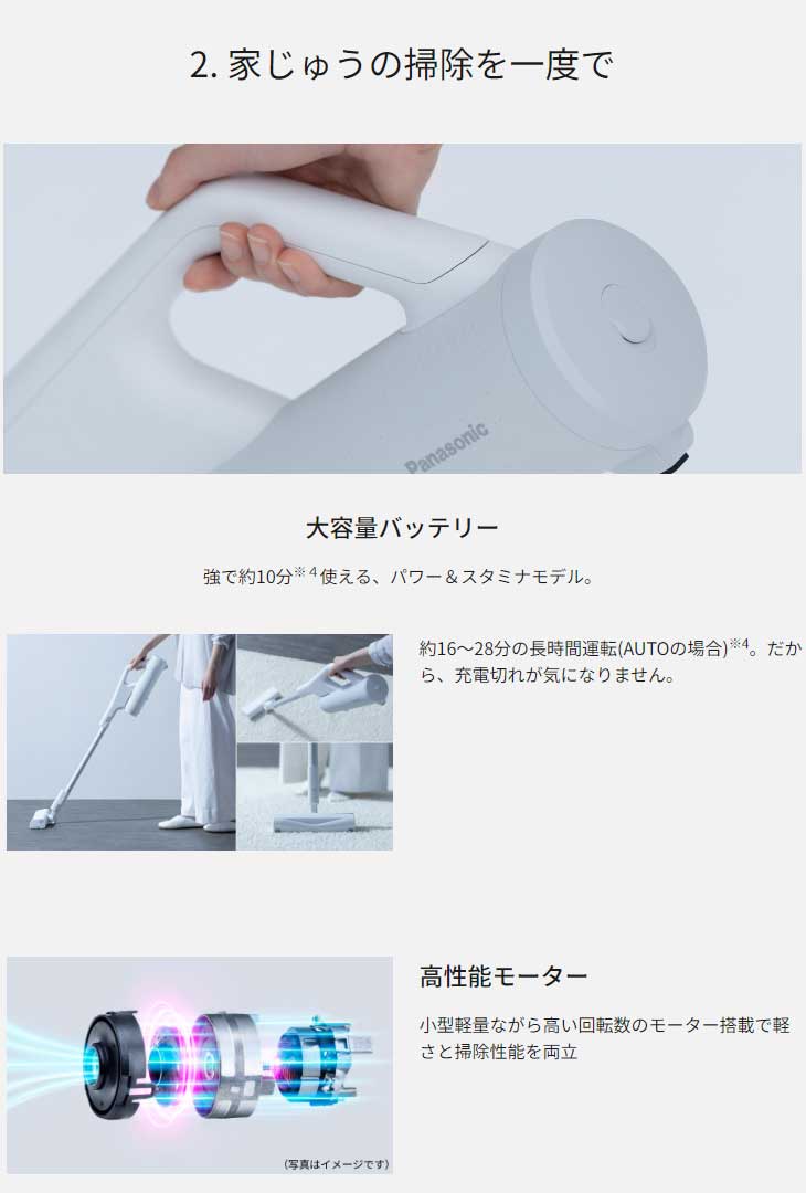 Panasonic（パナソニック） MC-NX700K-W(ホワイト) セパレート型