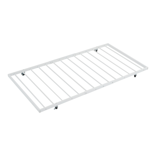 BTM シングルベッド パイプベッド スチール 頑丈 耐震 収納 ロータイプ