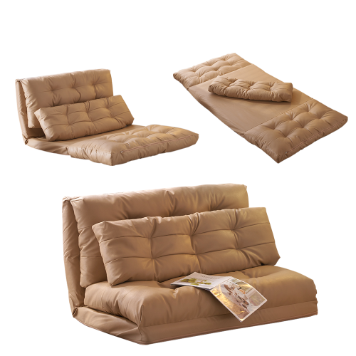 BTM 【全品8%OFF】新発売！ソファベッド 二人掛け PUレザー 座椅子