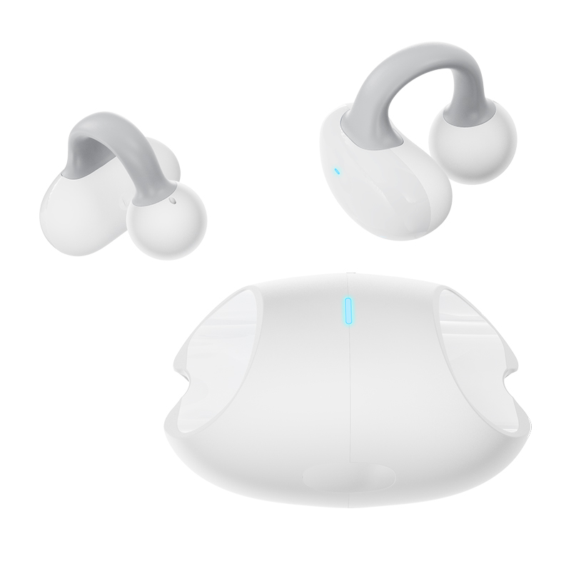 明誠 骨伝導イヤホン ワイヤレスイヤホン Bluetooth 5.3 イヤーカフ