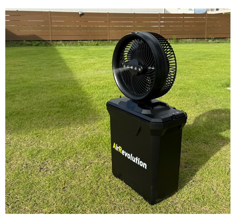 KMネクスト ポータブル エアレボリューション ミストファン 【Portable