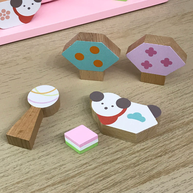 積み木のお雛様 flute HINA フルートのひな人形 五人飾り 雛人形