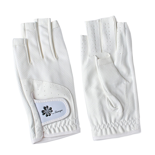 ゴルフグローブ レディース 両手 ネイルカット 指先カット 手袋 ゴルフ