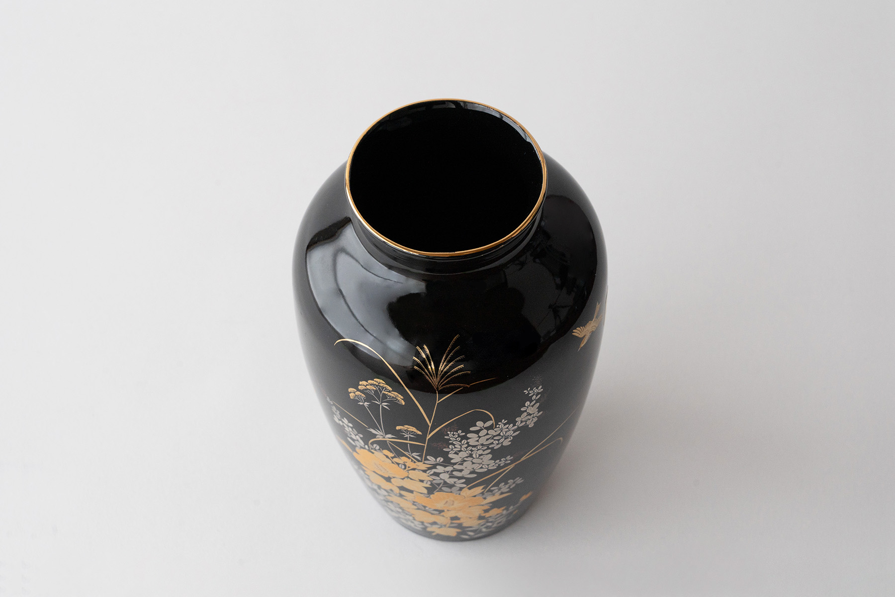 仏間 花瓶 カメ型 金芙蓉 7号 陶器 おしゃれ 25センチ モダン 花器