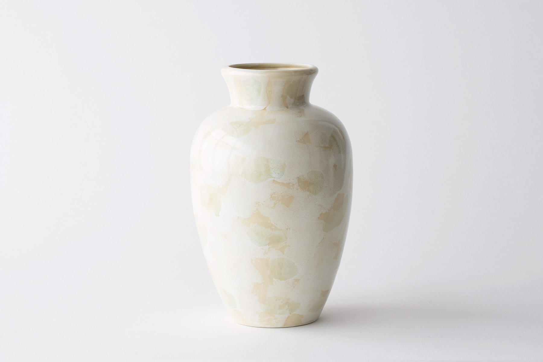 夏目花瓶 大理石調 選べる3色 7号 陶器 おしゃれ 22センチ モダン 花器