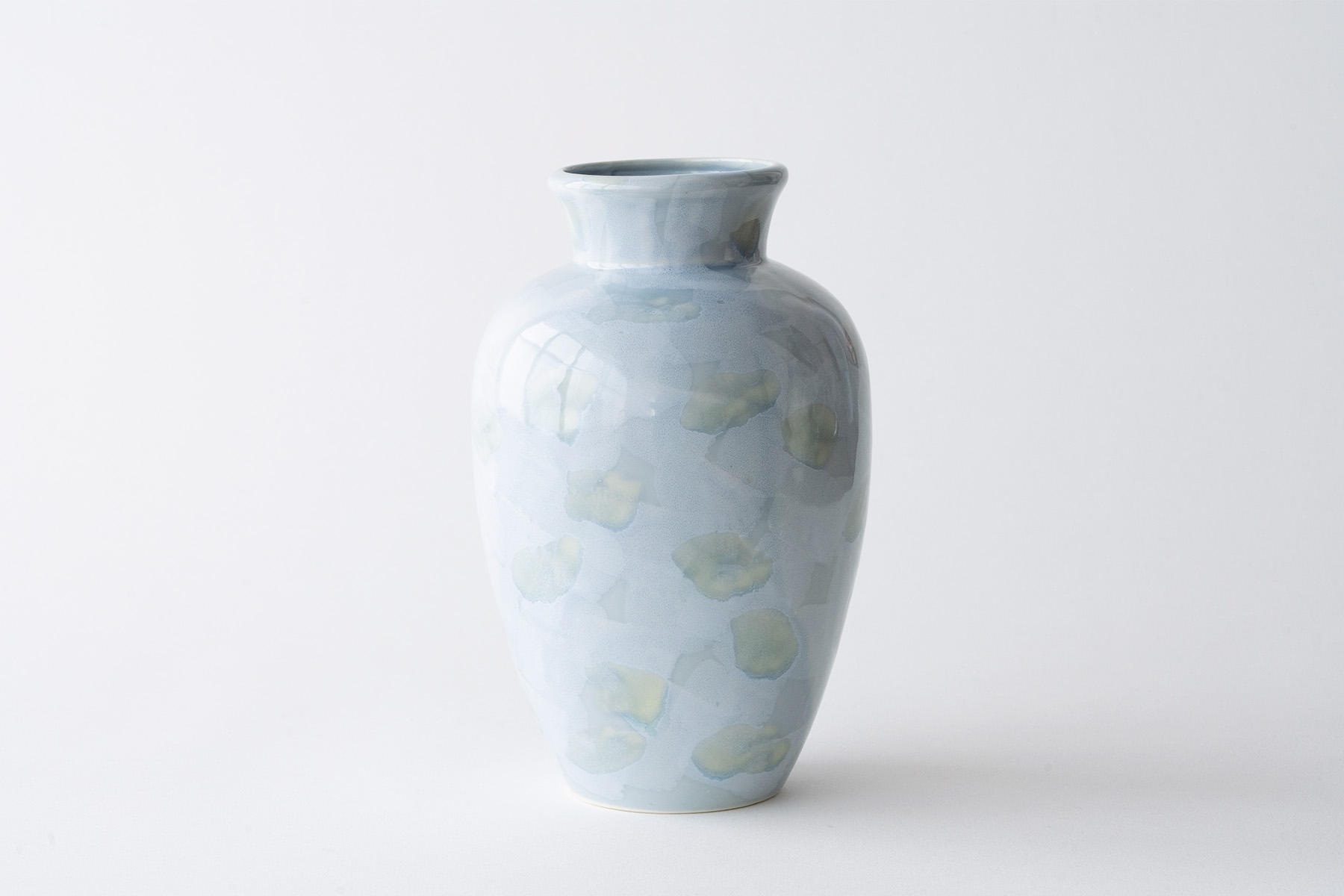 夏目花瓶 大理石調 選べる3色 7号 陶器 おしゃれ 22センチ モダン 花器