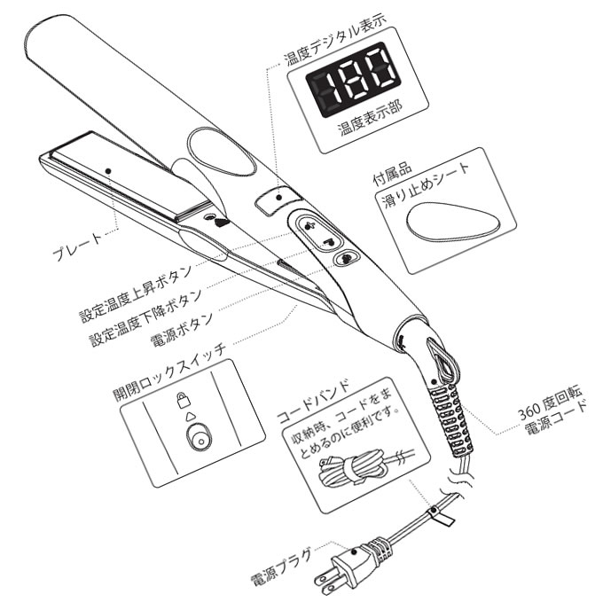KINUJO（絹女） KINUJO PRO Straight ストレートアイロン KP001
