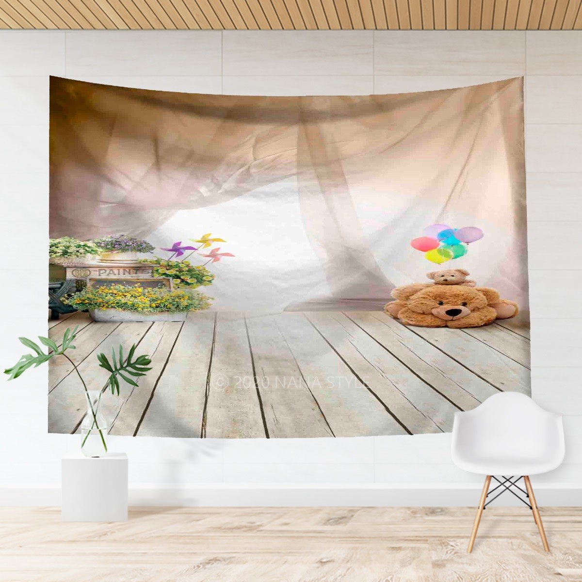 タペストリー 木目 大判 おしゃれ 北欧 インテリア 雑貨 壁掛け 絵 布