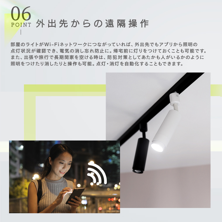 Edison Smart（エジソンスマート） ダクトレール用 スマート照明器具 2