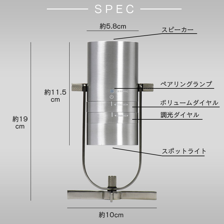 MoriMori 2個セット スピーカー付き照明 LED スポットライト Bluetooth