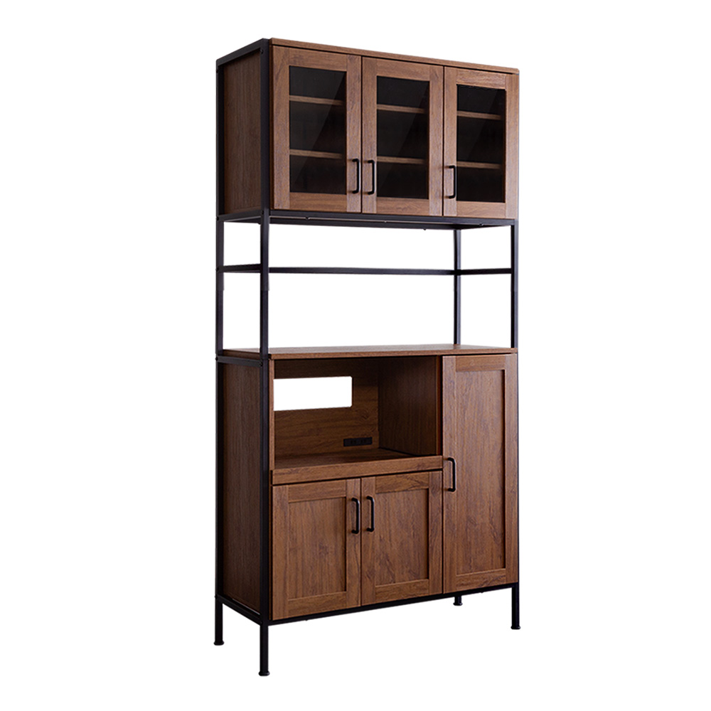 ホームテイスト（HOME taste） 食器棚 収納 おしゃれ スリム 幅93