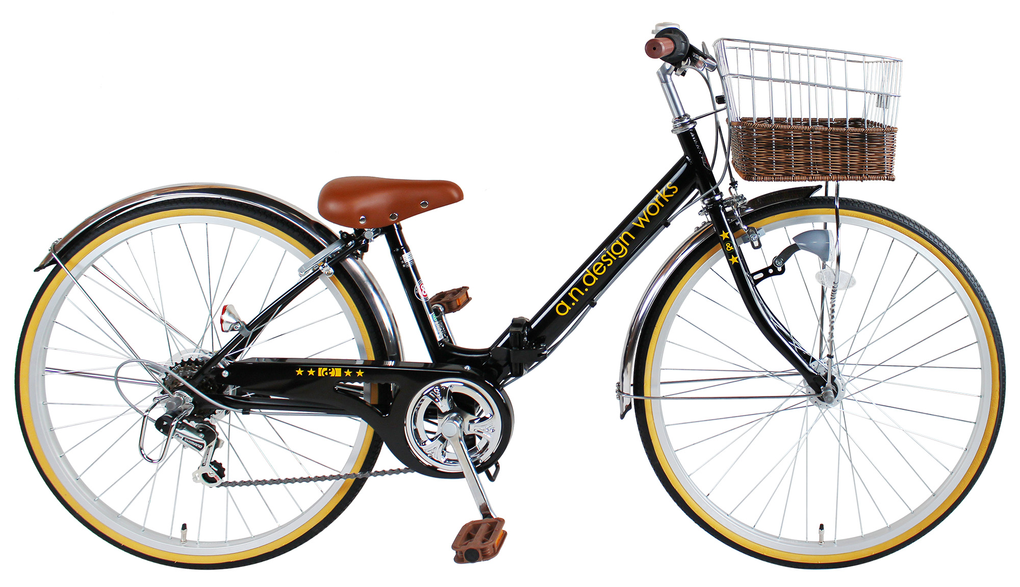 a.n.design-works 自転車 子供用 26インチ 折りたたみ 女の子 男の子