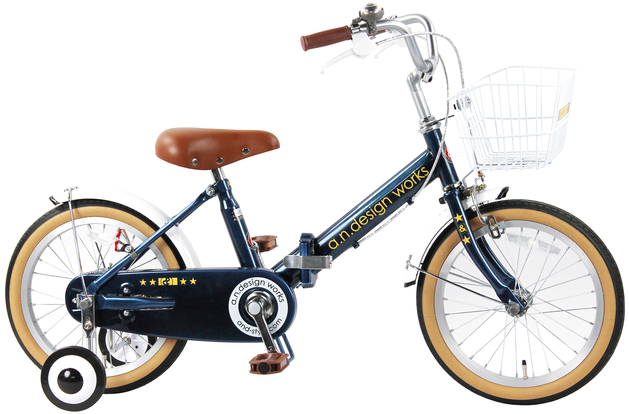 a.n.design-works 折りたたみ自転車 子供用 16インチ 本体 女の子