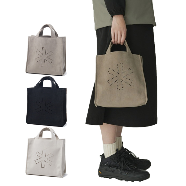 snow peak（スノーピーク） ヴィーガンレザー ミニトートバッグ AC