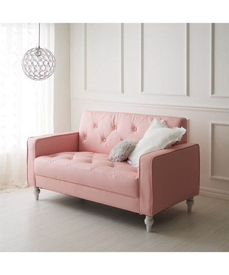 ニッセン（nissen） ソファー 2人掛け コンパクト ソファ ｜合皮