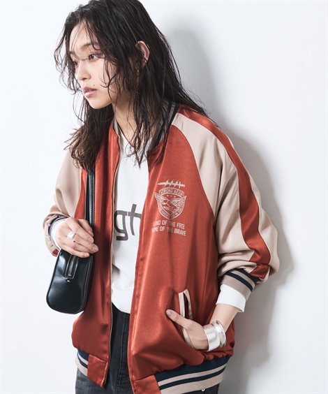 ニッセン（nissen） アウター レディース リバーシブルスカジャン