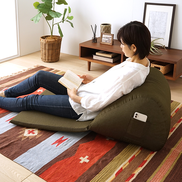 loungepug ジョセフィンソファビーズクッション ブラッシュピンク 1