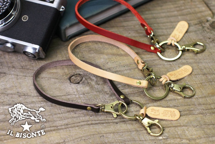 IL BISONTE（イルビゾンテ） キーホルダー レザーストラップ