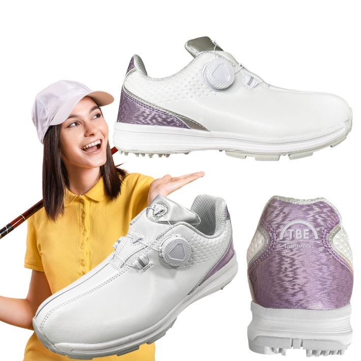 飛衛門（TOBIEMON） レディース ゴルフシューズ スパイクレス ダイヤル