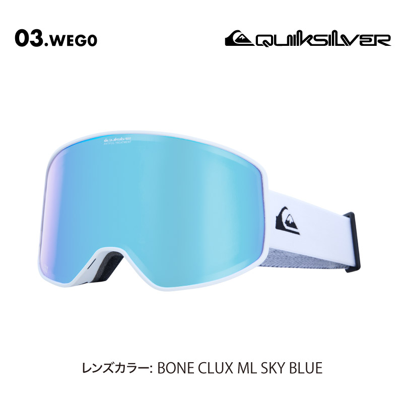 Quiksilver（クイックシルバー） メンズ 平面 スノーゴーグル STORM AF