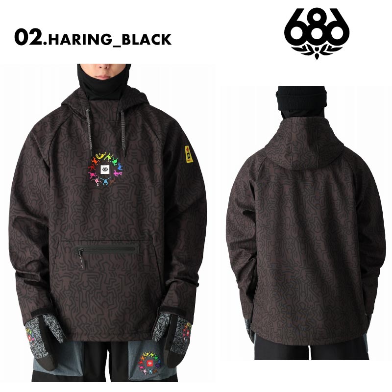 686/シックスエイトシックス メンズ 撥水 パーカー WATERPROOF HOODY