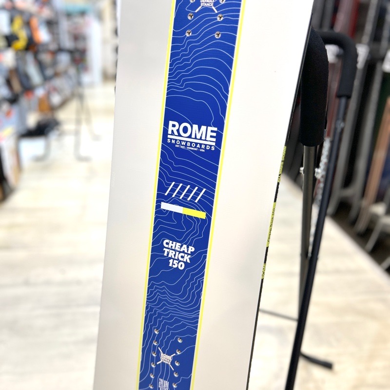 即納】 メンズ スノーボード 板 型落ち ROME SDS CHEAP TRICK ソール