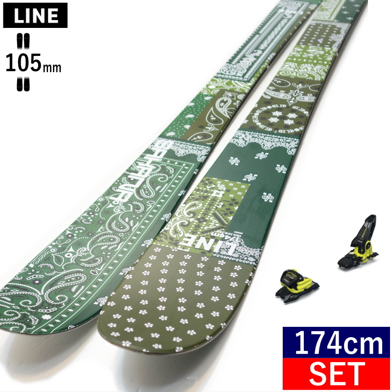 LINE SAKANA+GRIFFON 13[174cm/センター幅105mm幅] 25モデル スキー板