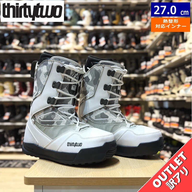 ラスト1点】 【OUTLET】24-25 THIRTYTWO LIGHT JP カラー:WHITE GREY