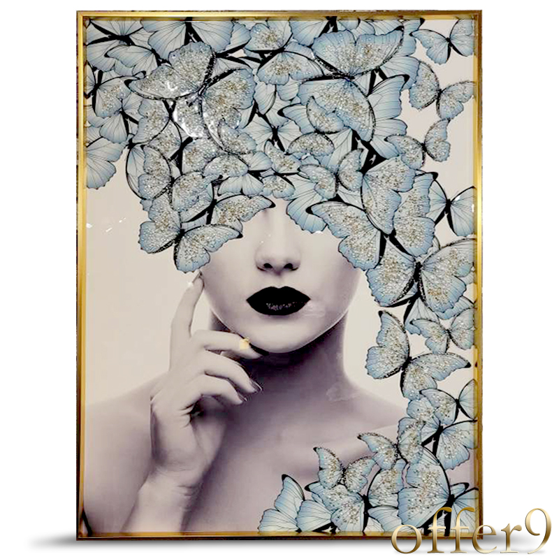 アートパネル 水晶絵 インテリアフレーム おしゃれ 玄関 大型 人物